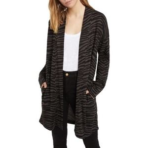 Sanctuary animal print cardigan duster